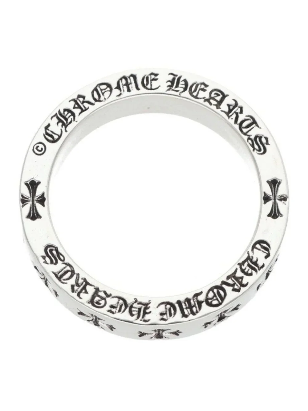 Chrome Hearts Spacer Forever Silver Ring